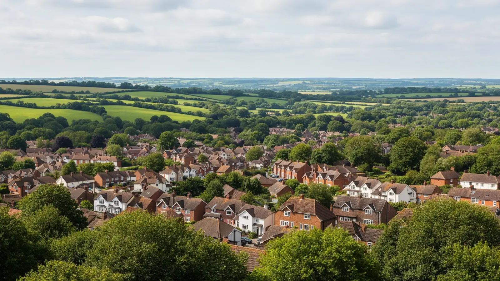 Haywards Heath residential properties surrounded by Sussex countryside