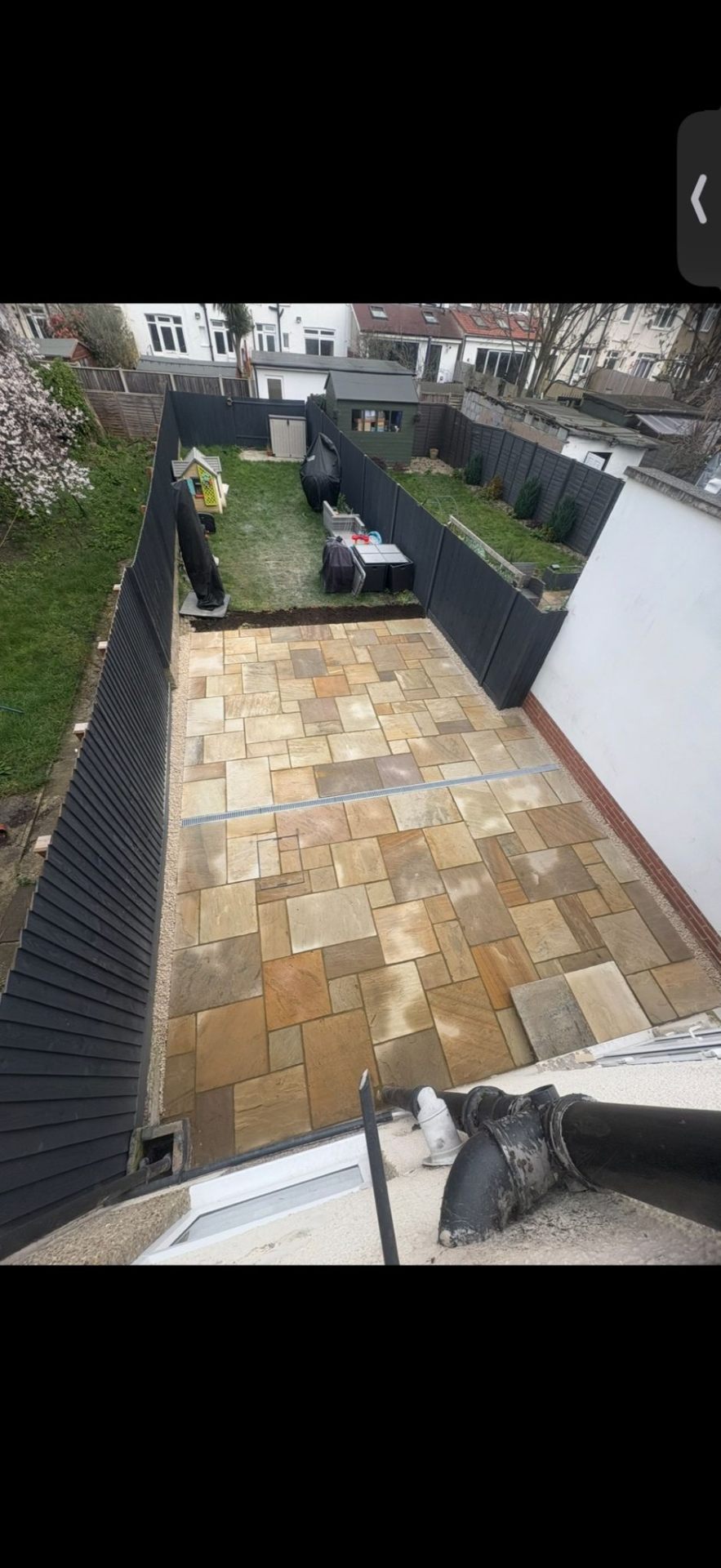 Post and rail fencing with gravel by Burton Builds fencing specialists